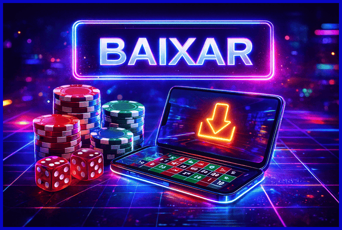 Banner destacando o app BETGAMES disponível para baixar grátis
